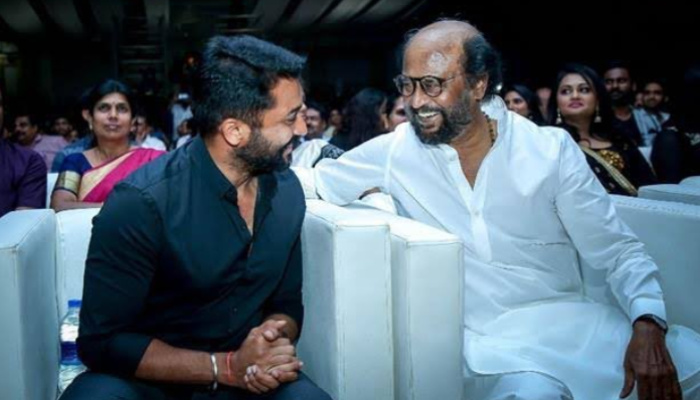 Actor Suriya film Kanguva team invited Rajinikanth hrk