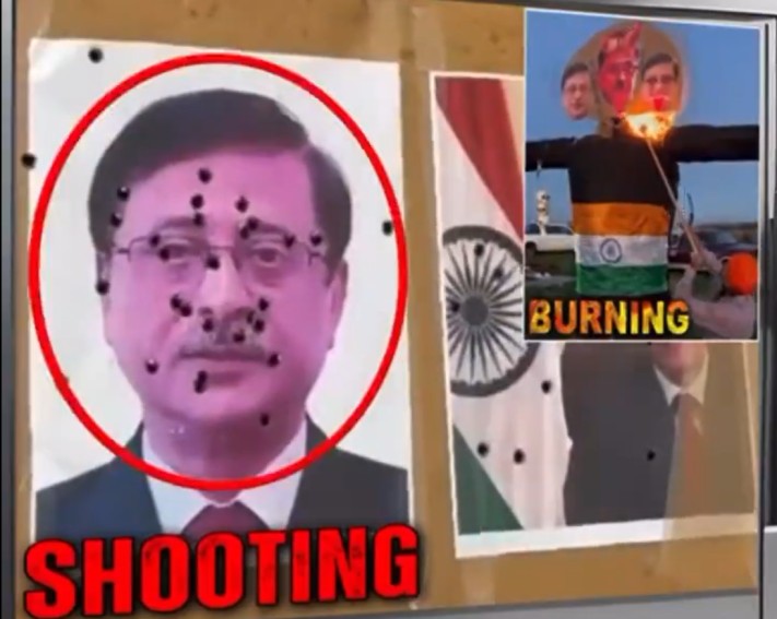 THREAT ALERT! Pro-Khalistan group SFJ releases video of bullets fired at Indian envoy to Canada's photo WATCH snt