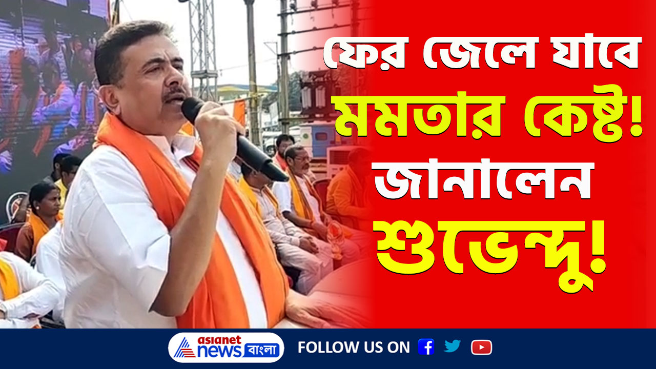 'দু'বছর জেলে ছিল, আরও ৪ বছর জেল খাটতে হবে আপনাকে' মমতার কেষ্টকে একি বললেন শুভেন্দু অধিকারী! দেখুন