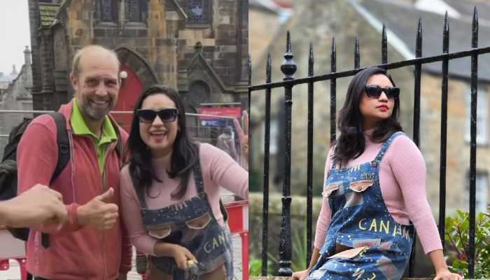 lakshmi nakshathra shared pics while in scotland