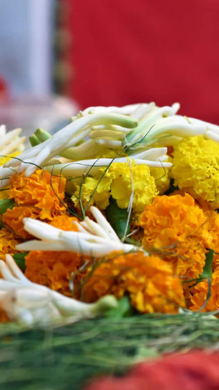 Reuse of flowers after offering to God