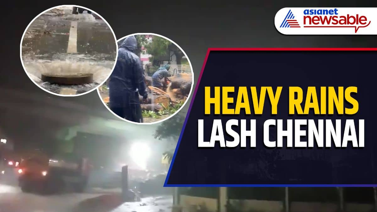 Heavy rains lash Chennai, city records 6.9 cm in 24 hours; waterlogging in multiple areas (WATCH) AJR