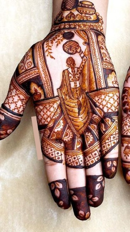 Karwa Chauth Mehndi Design