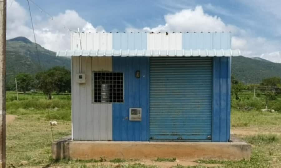 Chamarajanagar District water plant that was built 6 years ago is rusting without opening gvd