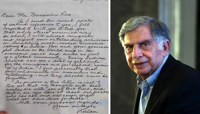 'Every Indian owes you a debt': Ratan Tata's unseen letter to PV Narasimha Rao from 1996 goes viral; read here shk