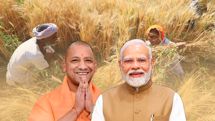 Yogi adityanath lauds PM Modi leadership in agriculture welcomes msp increase