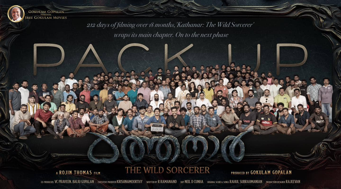 actor jayasurya movie kathanar the wild sorcerer pack up 