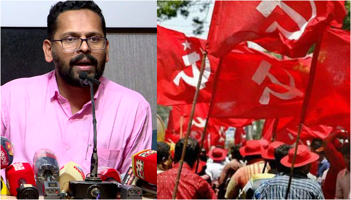 cpm district secratariat supports tu congress leade dr p sarin in palakkad byelection 