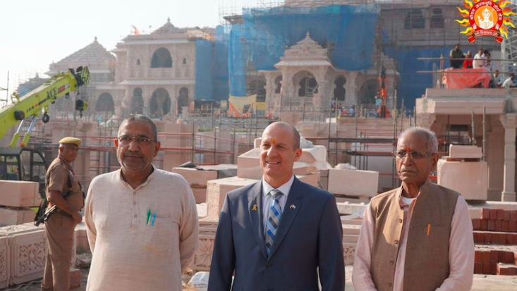 Israeli Ambassador Visits Ayodhyas Ram Temple with Wife