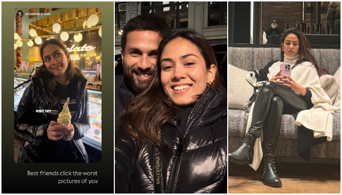 Shahid Kapoor, Mira Kapoor twin in black; shares adorable photos [PICTURES] ATG