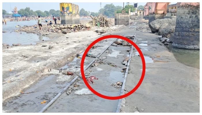 British era railway tracks discovered at the foothills of River Ganga in Haridwar 