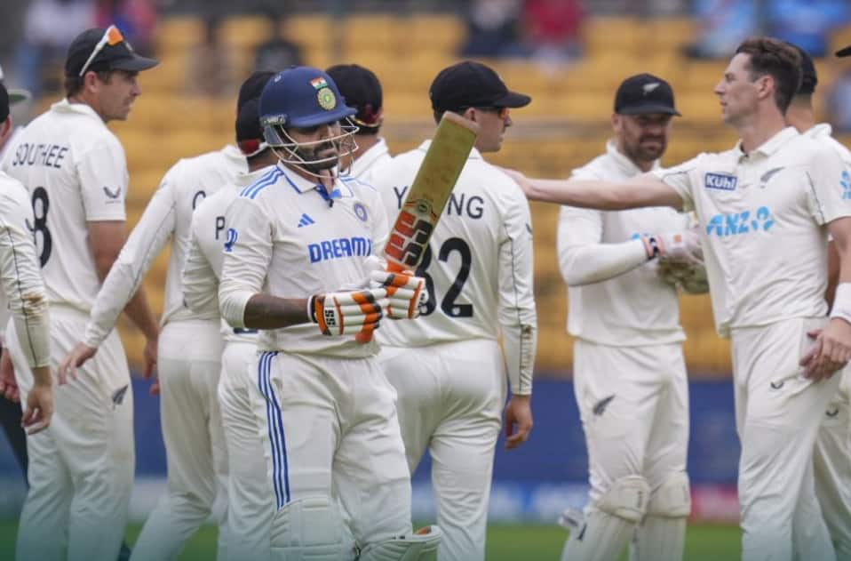 India All Out for 46 Virat Kohli KL Rahul Register Ducks in Historic Test Against New Zealand kvn