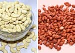 Which is best among Cashews and Peanuts ram 