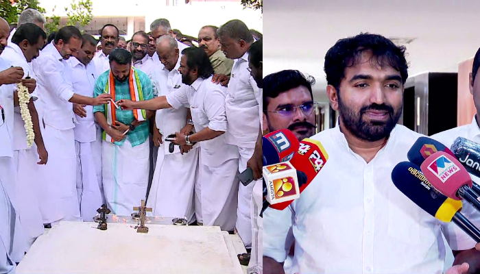 byelections 2024 congress palakkad candidate rahul mamkootathil offered prayers at Oommen Chandy's grave; Chandi Oommen reacted strongly to the controversies