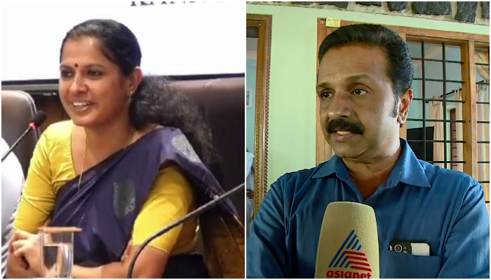 adm naveen babu's Brother praveen babu wants action against kannur district president pp Divya