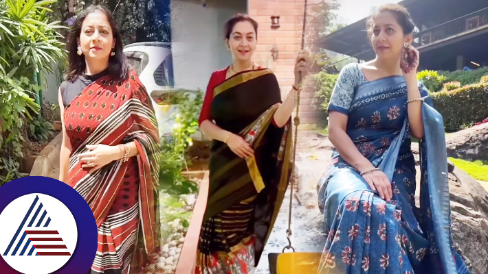 Sudharani shared reels wearing sarees But fans asking her to abort child in Shreerastu Shubhamastu suc