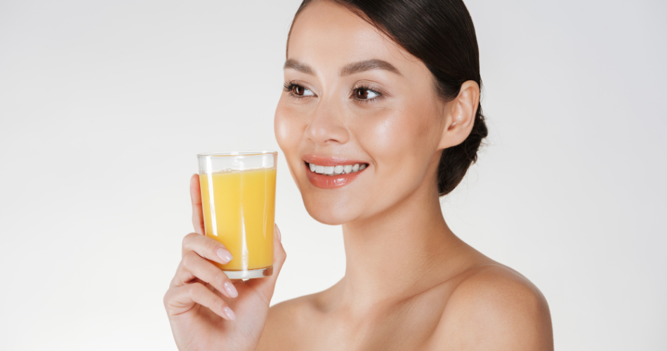 home made juices for glowing skin 