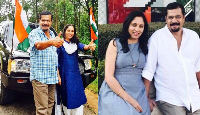 Muttappa Rai 2nd wife Anuradha rai Muttappa Rai 2nd wife Anuradha rai