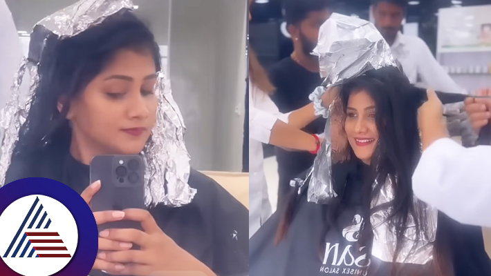 Satya Serial fame Bigg Boss  Gautami Jadhav getting her hair styled  has gone viral Netizens reacts suc