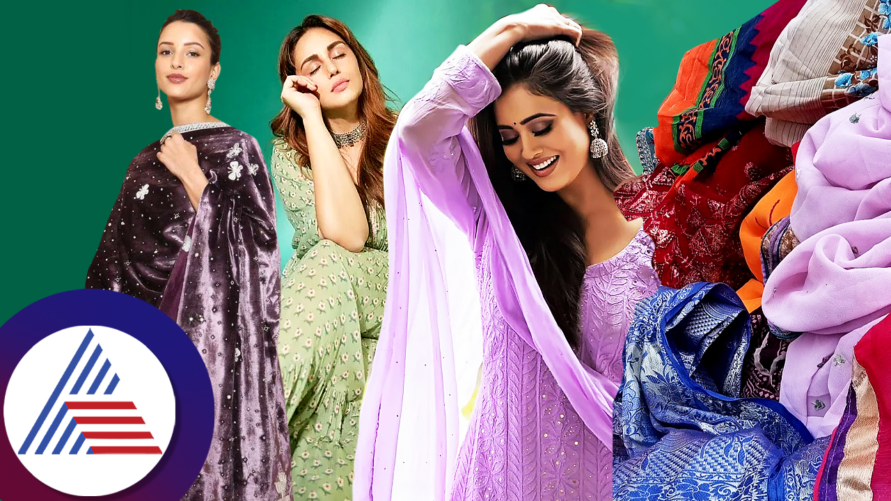 5 Stylish anarkali palazo Salwar Suit Designs from Old Sarees 