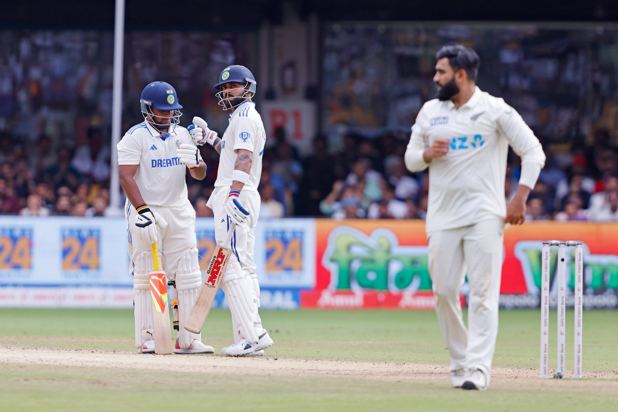 Virat Kohli Sarfaraz Khan Classic show Team India fight back against New Zealand on Day 3 in Bengaluru Test kvn