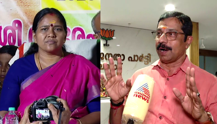 C Krishnakumar says no dispute with Sobha Surendran 