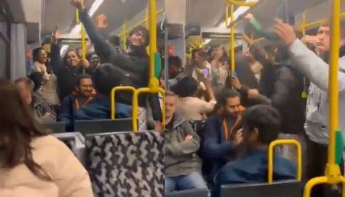 indians singing loud and claping in German bus video sparks outrage video