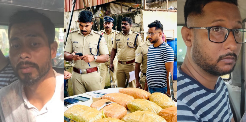 10 kilo ganja seized from migrant workers Vadakara 