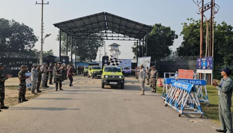 IAF-UWM rally pays tribute to Lord Shri Ram at Ayodhya, continues journey to Guwahati