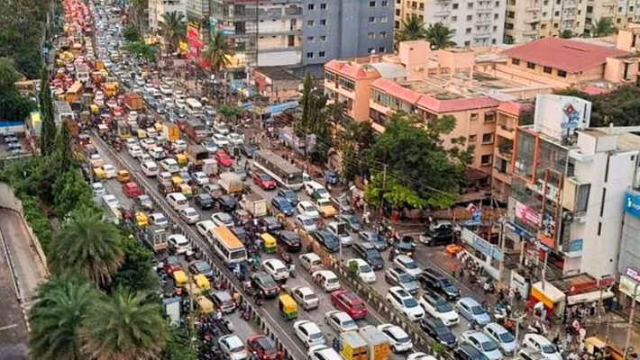 Bengaluru man shares woes of standstill traffic on Outer Ring Road after rainfall 3 hours for 5km vkp