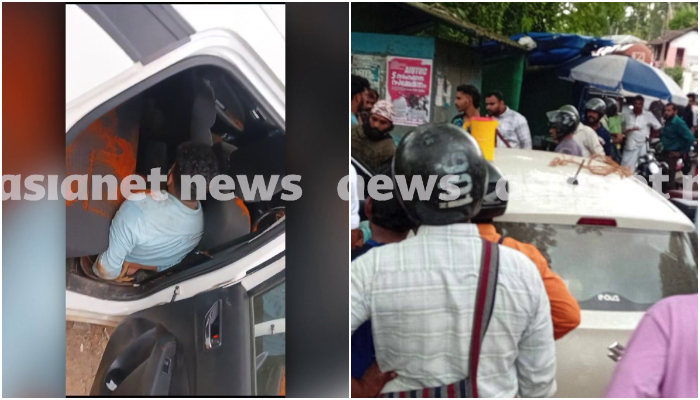 An eyewitness reacts to the incident where a young man was found tied to a car in the Elathur Kozhikode