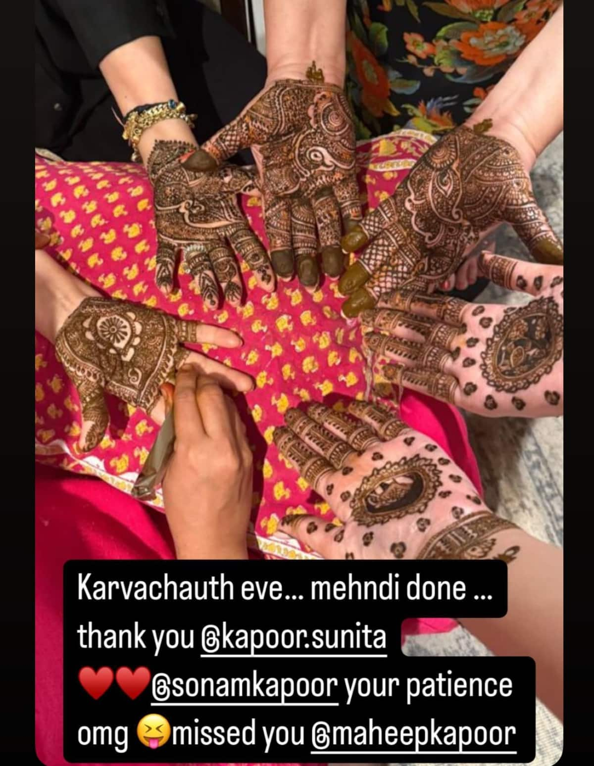 Karwa Chauth 2024: Sonam Kapoor shares photos; informs that she does not fast for Anand Ahuja - PICTURES ATG