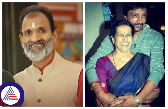 Raghavendra Rajkumar talks and consoles kichcha Sudeep for his mother death srb