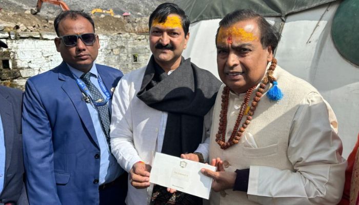 Mukesh Ambani Donated Rs 5 crore Badrinath Kedarnath temple mrq