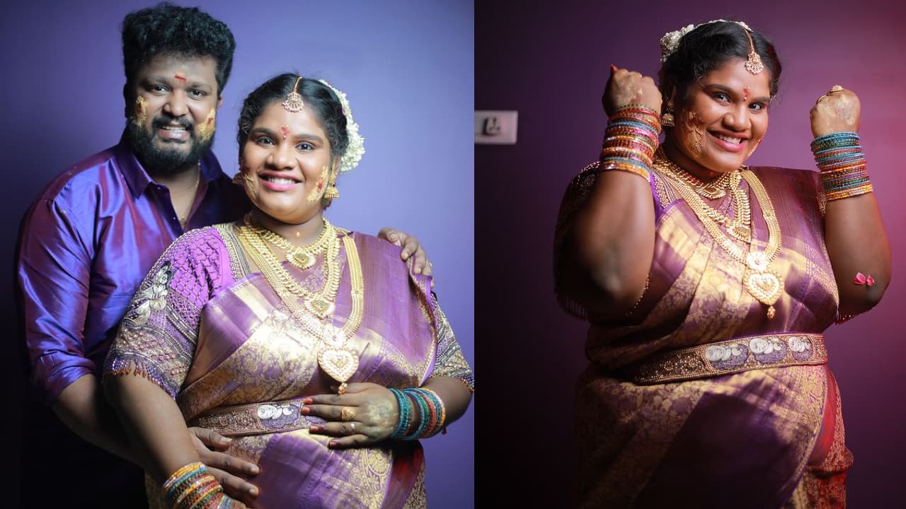 Robo Shankar Daughter Indraja Pregnancy Baby Shower Photos gan