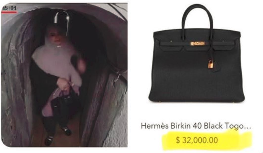 Yahya Sinwars Wifes Rs 26 Lakh Hermes Birkin Bag Sparks Controversy