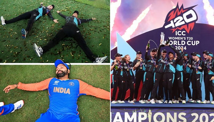 New Zealand mirror Rohit Sharm's iconic celebration after clinching Women's T20 WC title, set Internet abuzz snt