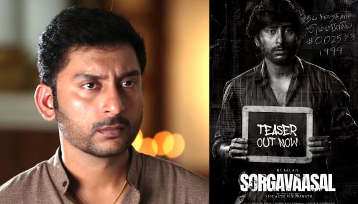 Actor and Director RJ Balaji Sorgavaasal movie teaser ans