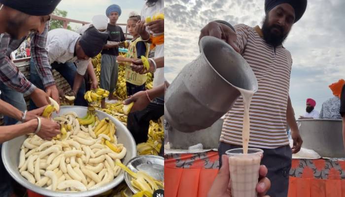 banana milkshake langar video went viral 