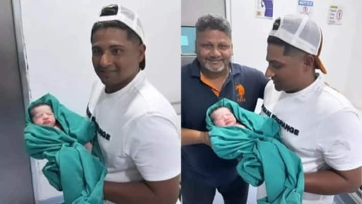 Indian Cricket Star Player Sarfaraz Khan Blessed With Boy Baby, Shared his child photo rsk