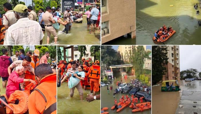 Bengaluru rains Yelahanka Kendriya Vihar apartments flooded; BBMP announces 1 week sealdown WATCH vkp