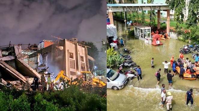 Under construction building collapses in Bengaluru many feared trapped ckm