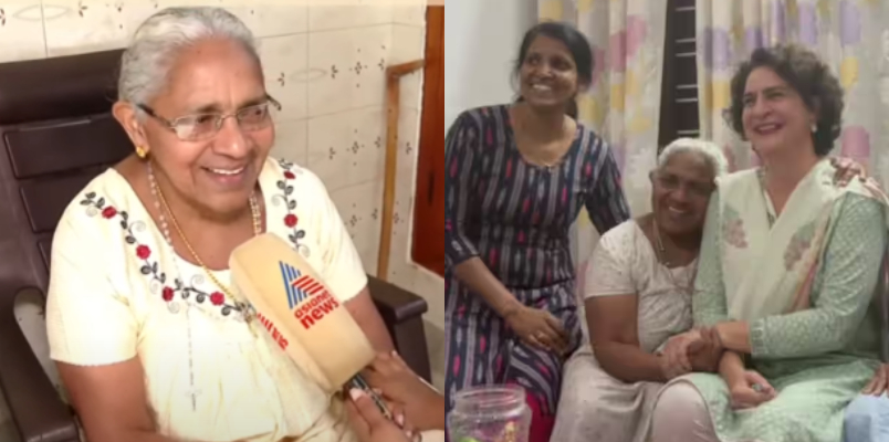 Thresya shares happiness of Priyanka Gandhis heartwarming surprie visit