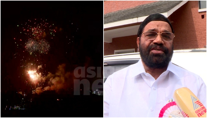 Devaswom Minister V N Vasavan says Central government withdraw new order over  Fireworks control