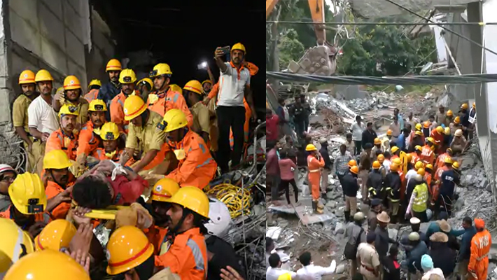 Bengaluru Building That Collapsed Is Illegal Will Take Action Says Minister D K Sivakumar