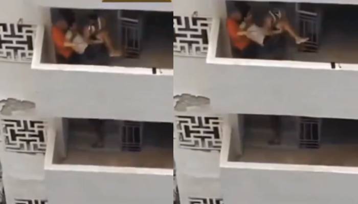 brave neighbor save man trying to jump from 14 th floor 