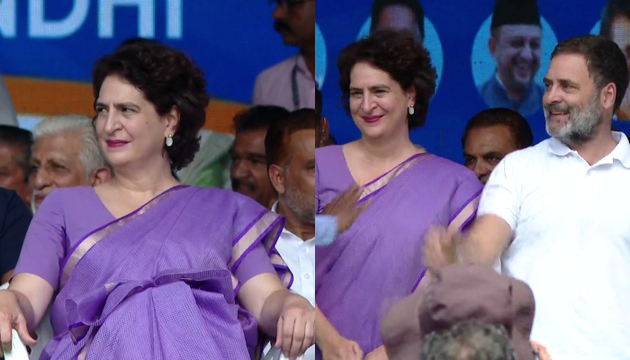 Wayanad by-election 2024 Priyanka Gandhi nomination live updates priyanka speaks at kalpetta road show 