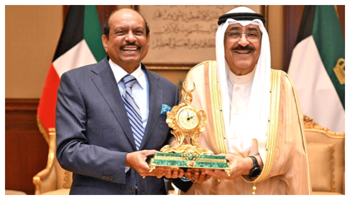 ma Yusuff Ali meets emir of kuwait 