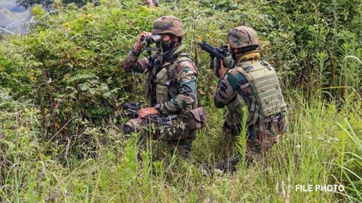 Joint security operation by Uttarakhand Police and Indian Army