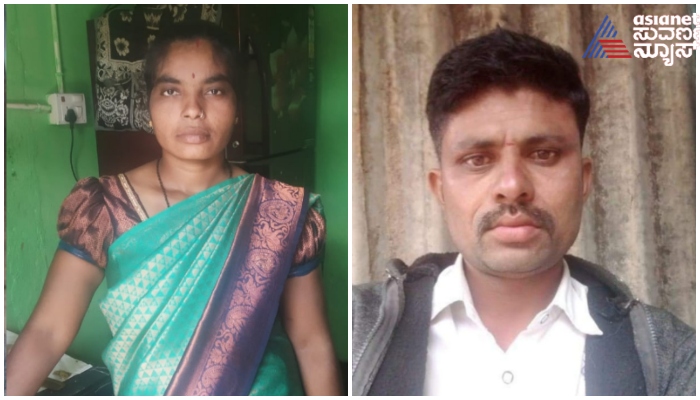 husband killed wife in davanagere for Gruha Lakshmi scheme money gow